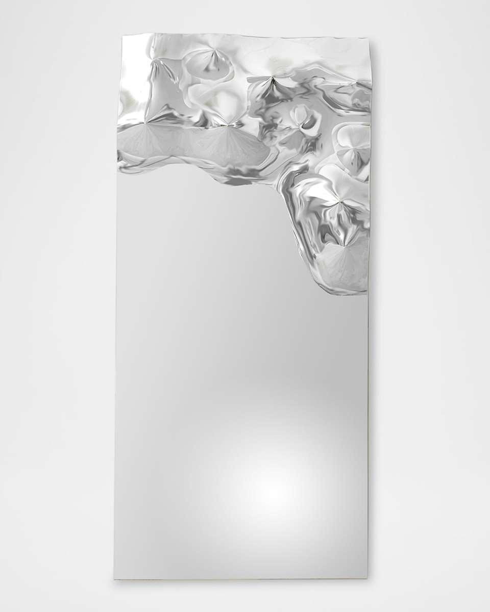 Asymmetrical Ripple 72" Wall Mirror - Right